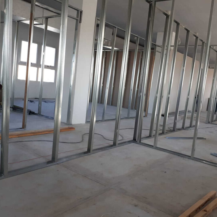 Best Gypsum Partition Work Glass Partition In Dubai